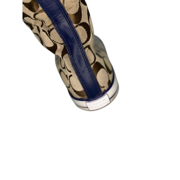 Coach Bonney high top signature sneakers - 8 - Picture 7 of 9